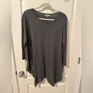 Asymmetrical Gray Sweater